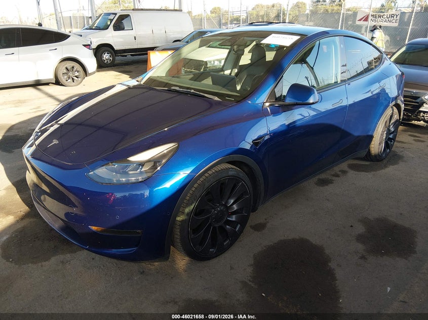 TESLA MODEL Y 2021 VIN 5YJYGDEF4MF197491