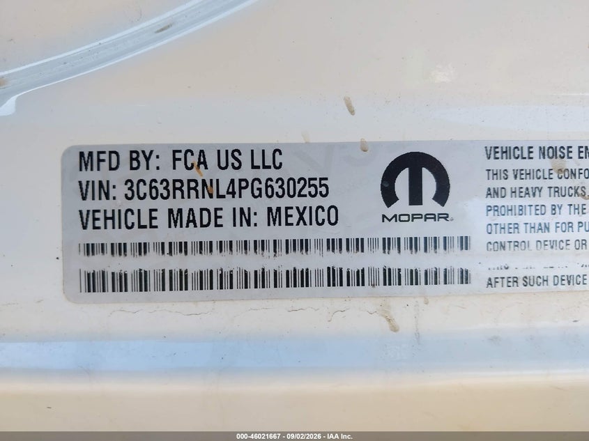 2023 RAM 3500 auction photo 8