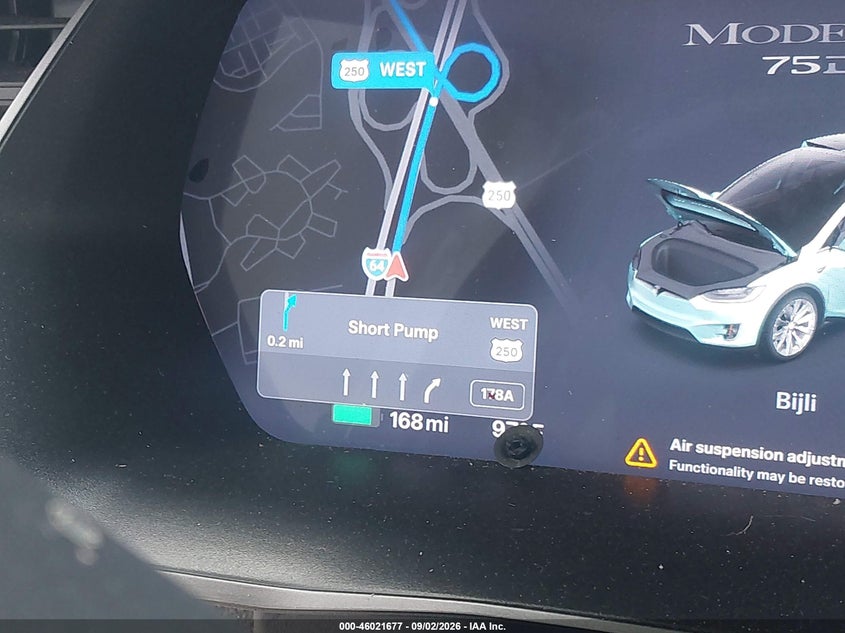 TESLA MODEL X 2018 VIN 5YJXCBE29JF114027