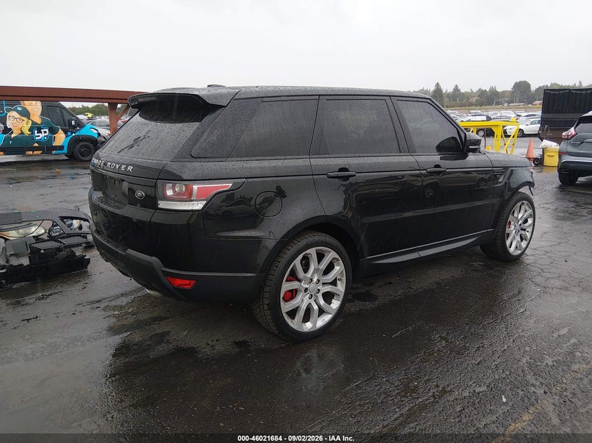 Vin: salwr2ef0ga121181, lot: 46521075, land rover range rover sport 5.0l v8 supercharged/5.0l v8 supercharged dynamic 20164