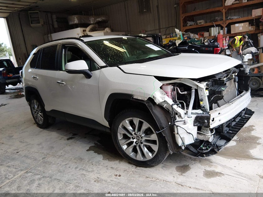 Vin: jtmn1rfv1kd037970, lot: 46521082, toyota rav4 limited 20191