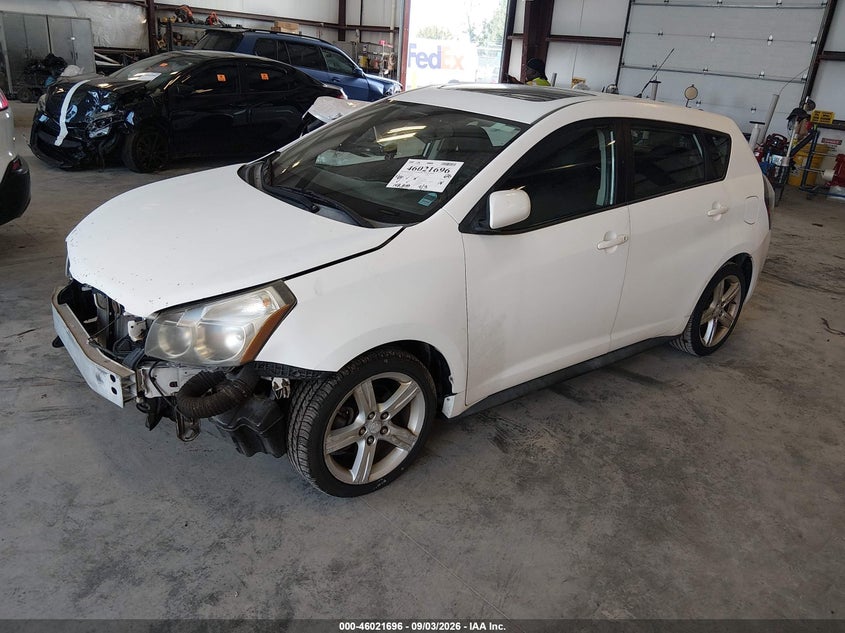Vin: 5y2sp6e03az408828, lot: 46521087, pontiac vibe 20102