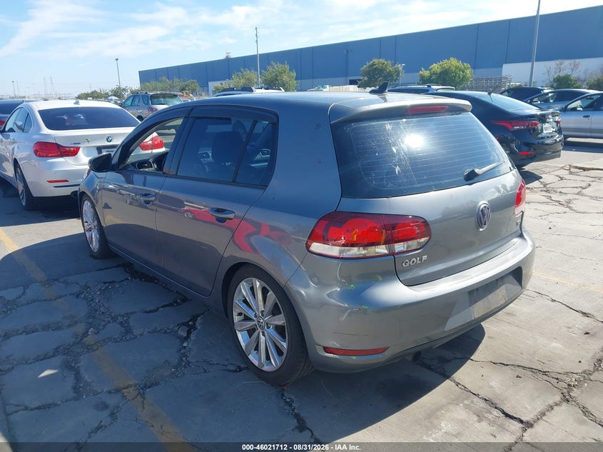 VOLKSWAGEN GOLF 2013 VIN WVWNM7AJ5DW132412