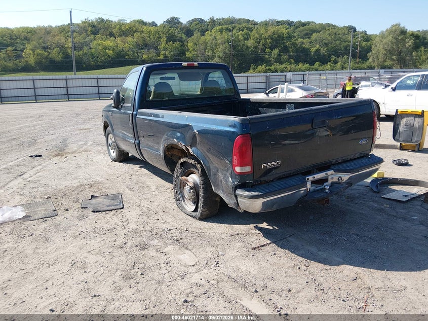 FORD F250 1999 VIN 1FTNF20L0XED80075
