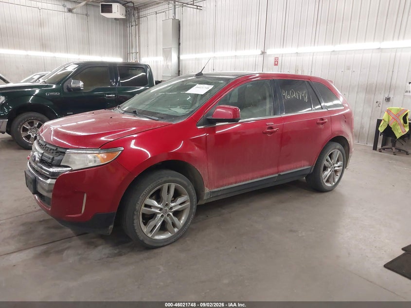 Vin: 2fmdk4kcxbba45874, lot: 46521139, ford edge limited 20112