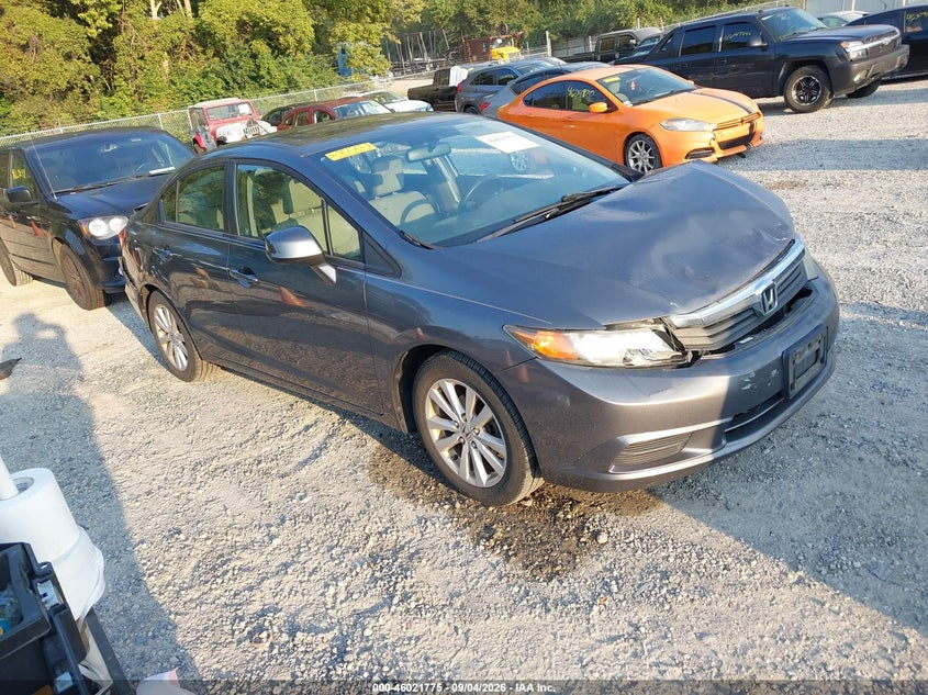 Vin: 19xfb2f87ce071009, lot: 46521166, honda civic ex 2012 img_1