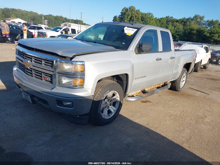 Vin: 1gcvkrecxez115165, lot: 46521176, chevrolet silverado 1500 lt 20142