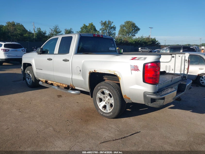 Vin: 1gcvkrecxez115165, lot: 46521176, chevrolet silverado 1500 lt 20143