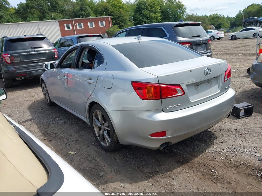2010 LEXUS IS 250 auction photo 3