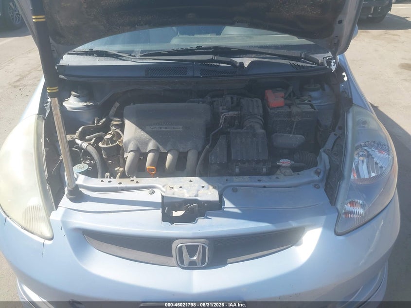 HONDA FIT 2008 VIN JHMGD38698S065831