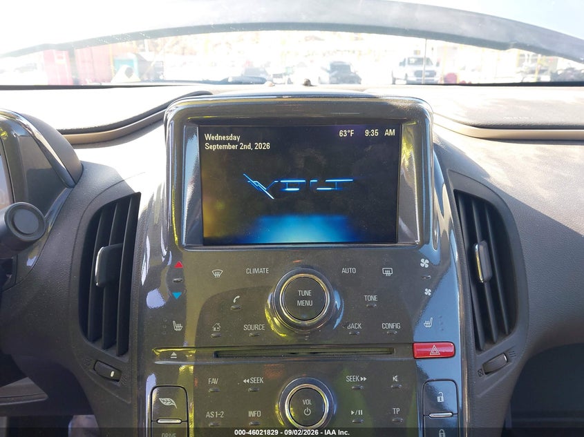 CHEVROLET VOLT 2012 VIN 1G1RB6E45CU123511
