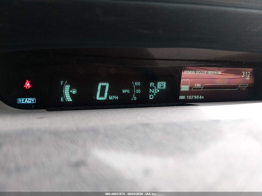 2011 TOYOTA PRIUS auction photo 7