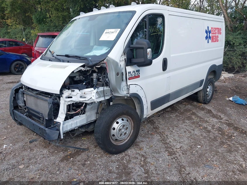 Vin: 3c6trvag2he546000, lot: 46521268, ram promaster 1500 low roof 136 wb 20172