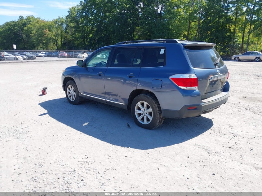 Vin: 5tdbk3eh2bs086933, lot: 46521283, toyota highlander se v6 20113