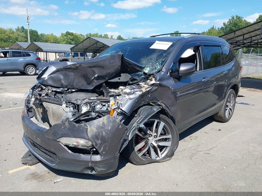 Vin: 5fnyf6h06gb072146, lot: 46521326, honda pilot elite 20162