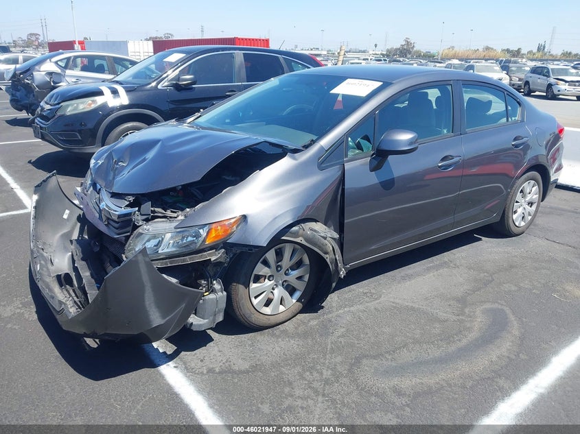 2012 HONDA CIVIC auction photo 2