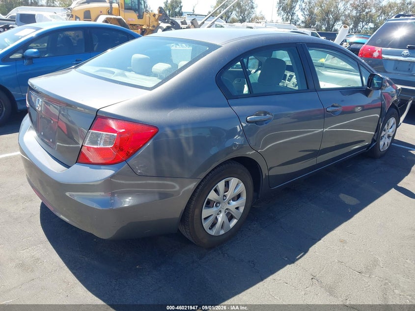 2012 HONDA CIVIC auction photo 4