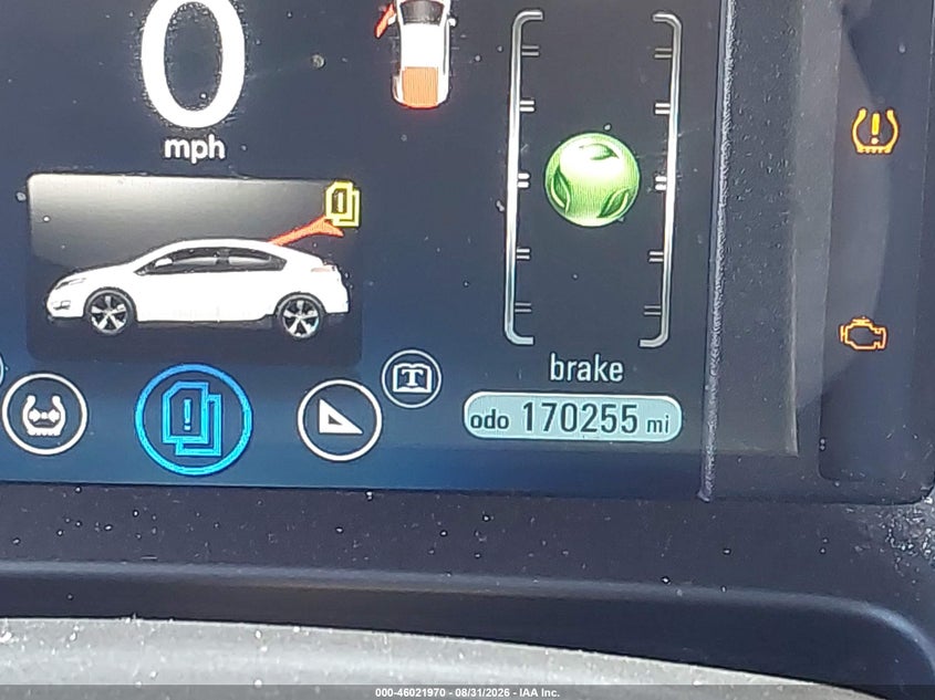 CHEVROLET VOLT 2013 VIN 1G1RE6E47DU131540
