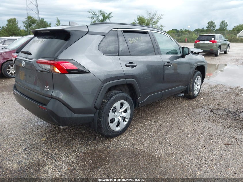 Vin: 2t3f1rfv6lc129733, lot: 46521379, toyota rav4 le 20204
