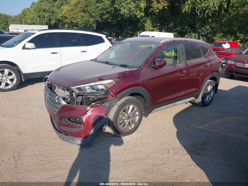 Vin: km8j3ca46ju617441, lot: 46521406, hyundai tucson sel 20182