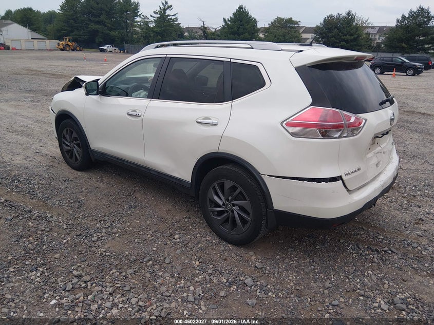 Vin: 5n1at2mv8gc877207, lot: 46521418, nissan rogue sl 20163