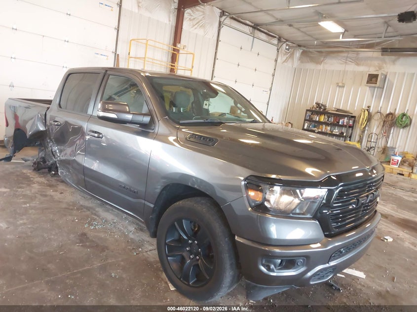 Vin: 1c6rrffgxln231829, lot: 46521511, ram 1500 big horn  4x4 5'7 box 2020 img_1