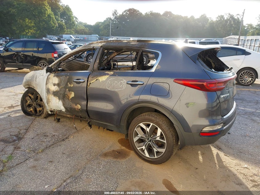 Vin: kndpn3ac6l7677446, lot: 46521536, kia sportage ex 20203