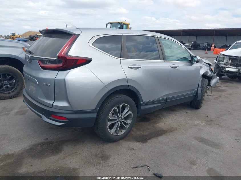 Vin: 2hkrw2h89nh645557, lot: 46521573, honda cr-v awd ex-l 20224