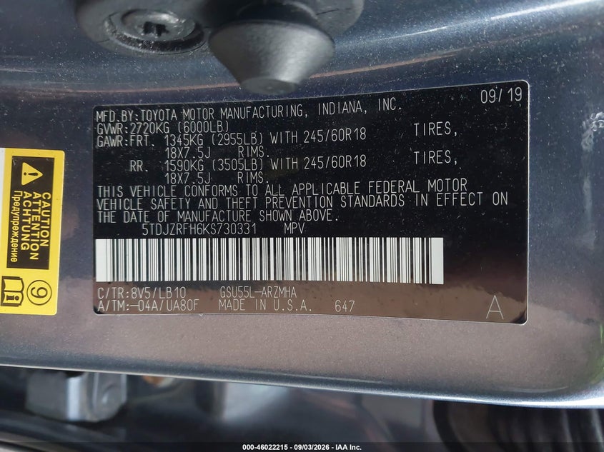 TOYOTA HIGHLANDER - zdjęcie 9