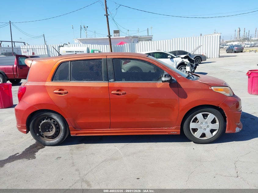SCION XD 2008 VIN JTKKU10498J029047