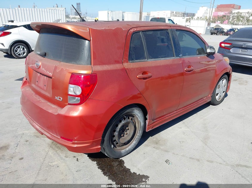 SCION XD 2008 VIN JTKKU10498J029047