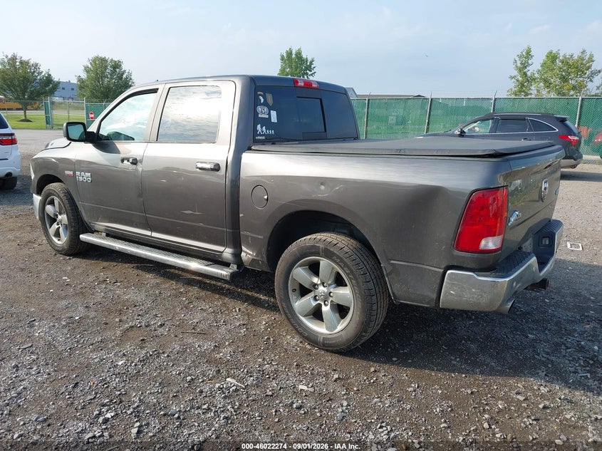 Vin: 3c6rr7lt5hg735955, lot: 46521665, ram 1500 big horn  4x4 5'7 box 20173