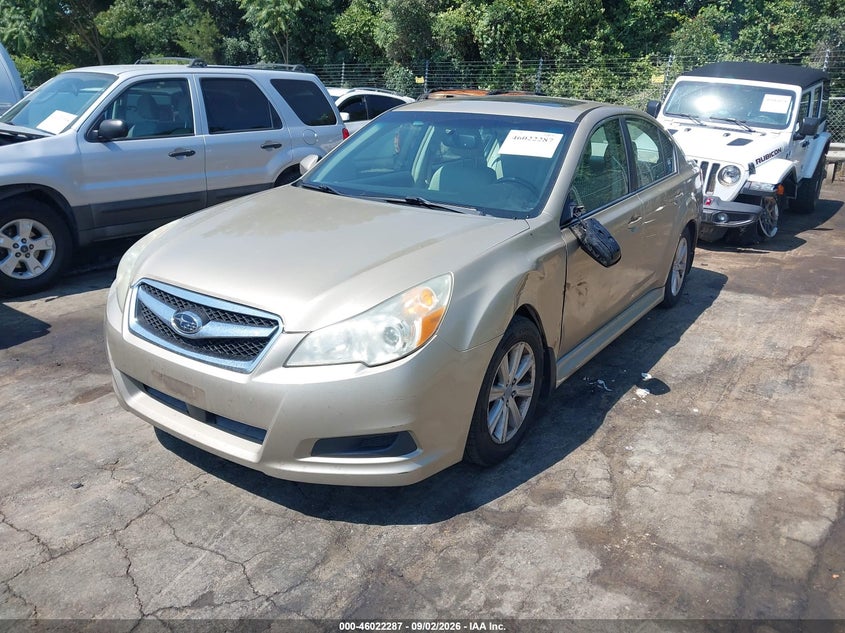 SUBARU LEGACY 2010 VIN 4S3BMCG66A3235558
