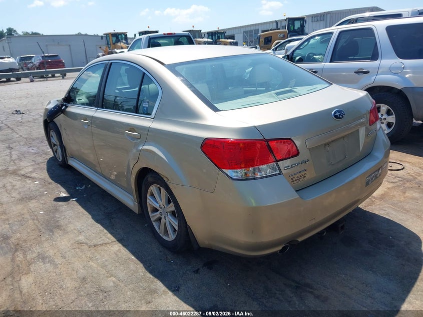 SUBARU LEGACY 2010 VIN 4S3BMCG66A3235558