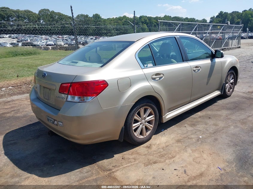 SUBARU LEGACY 2010 VIN 4S3BMCG66A3235558