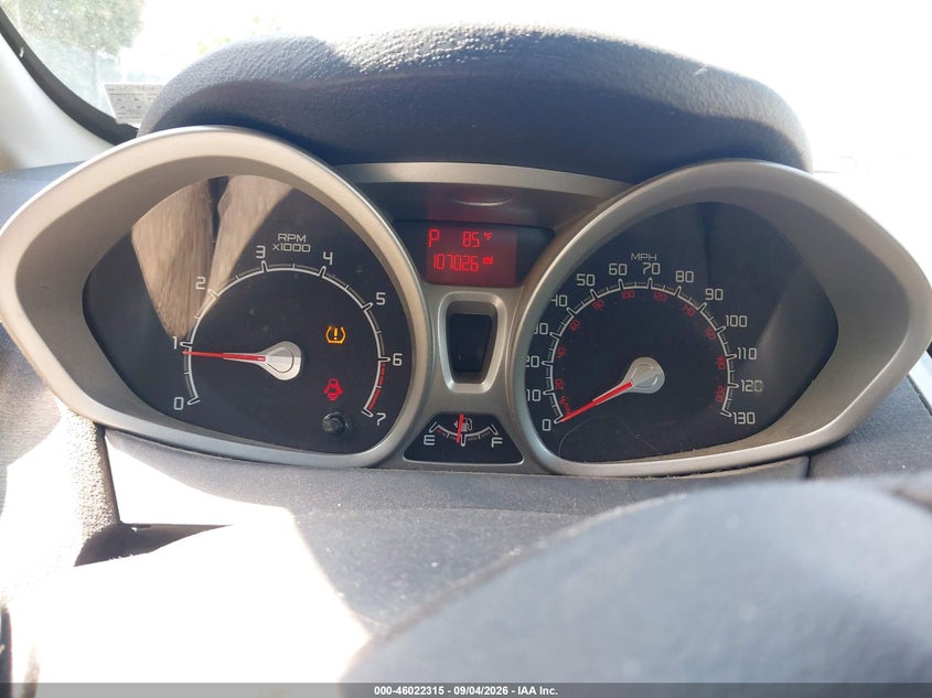 FORD FIESTA 2011 VIN 3FADP4EJ7BM121605