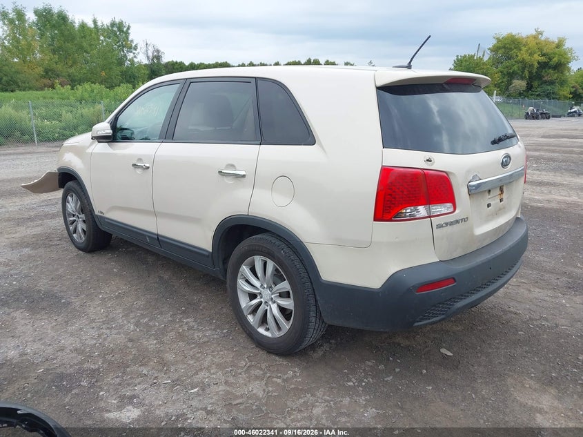 Vin: 5xykuda23bg025637, lot: 46521732, kia sorento ex v6 20113