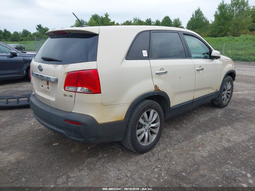 Vin: 5xykuda23bg025637, lot: 46521732, kia sorento ex v6 20114