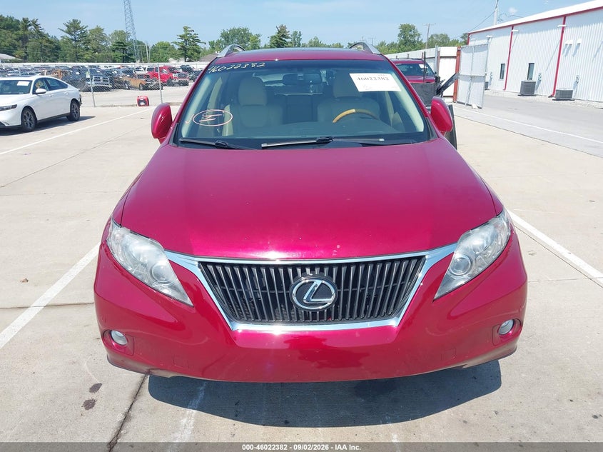2010 LEXUS RX SPORT UTILITY VEHICLE 3.5L V-6 DOHC, VVT, PREMIUM , 275HP