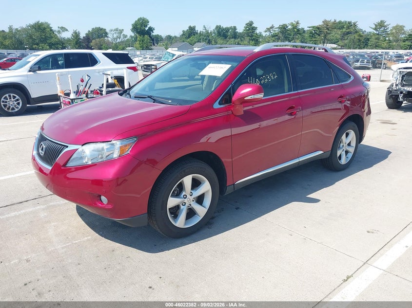 2010 LEXUS RX SPORT UTILITY VEHICLE 3.5L V-6 DOHC, VVT, PREMIUM , 275HP