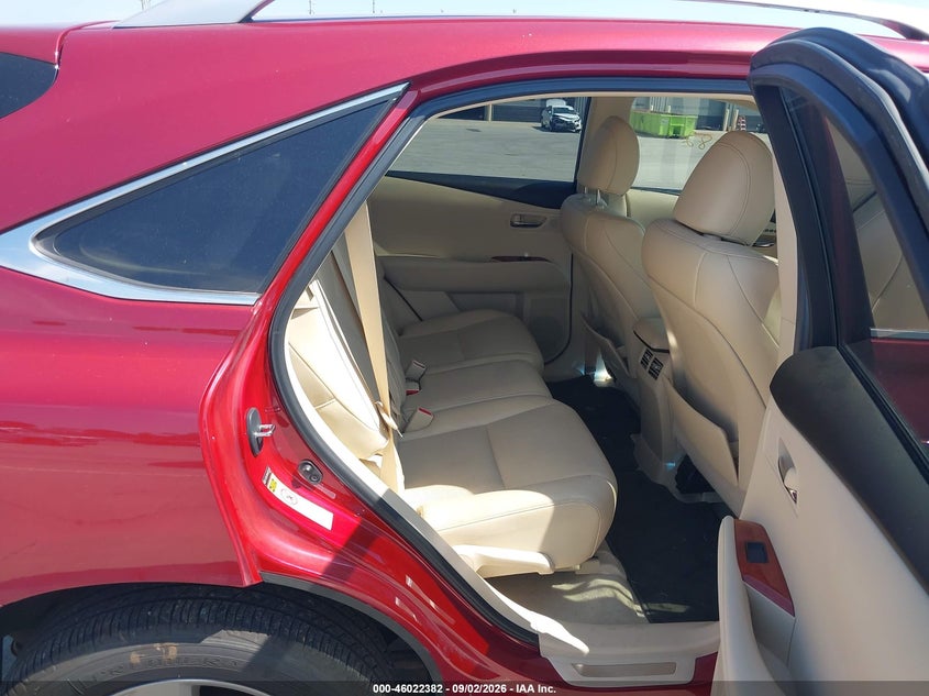 2010 LEXUS RX SPORT UTILITY VEHICLE 3.5L V-6 DOHC, VVT, PREMIUM , 275HP