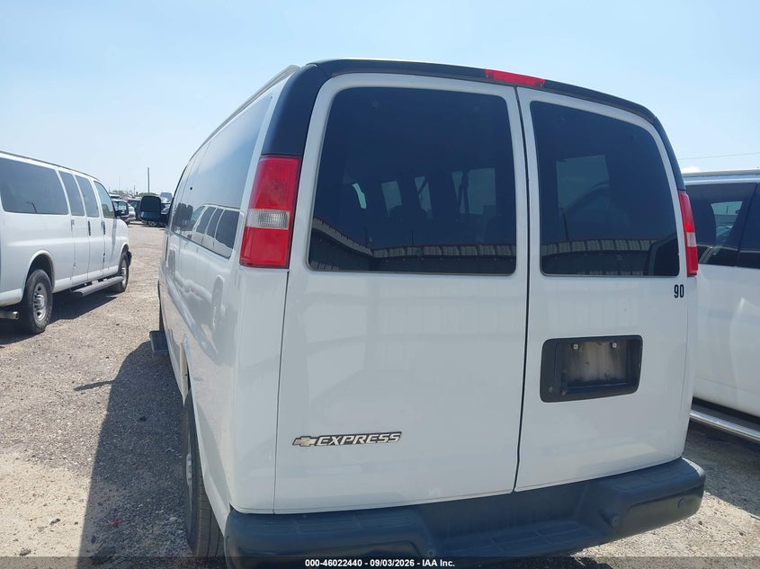 CHEVROLET EXPRESS PASSENGER 2021 VIN 1GAZGNFP5M1162333