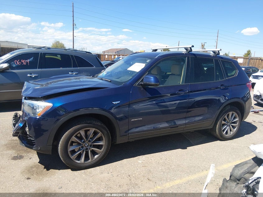 BMW X3 2017 VIN 5UXWX9C37H0T19048
