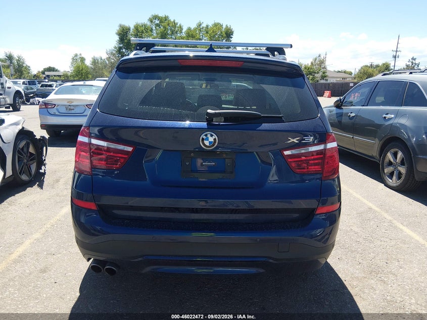 BMW X3 2017 VIN 5UXWX9C37H0T19048