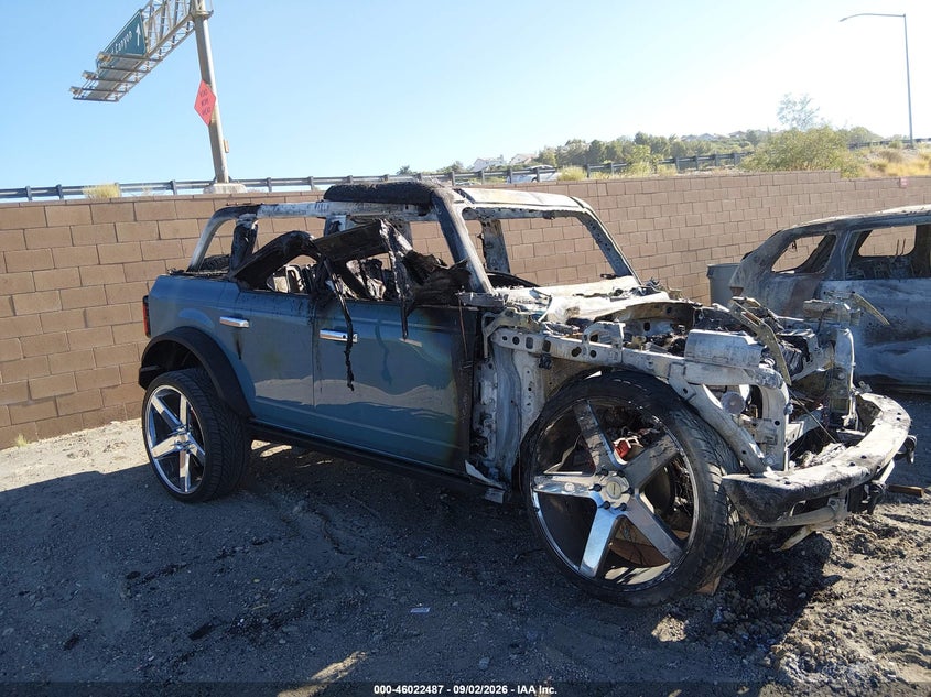 Vin: 1fmee5dp0nlb69125, lot: 46521878, ford bronco badlands 2022 img_1