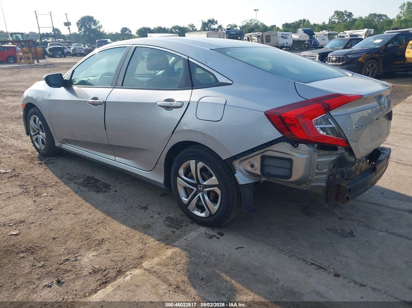 Vin: 19xfc2f56ge072564, lot: 46521908, honda civic lx 20163
