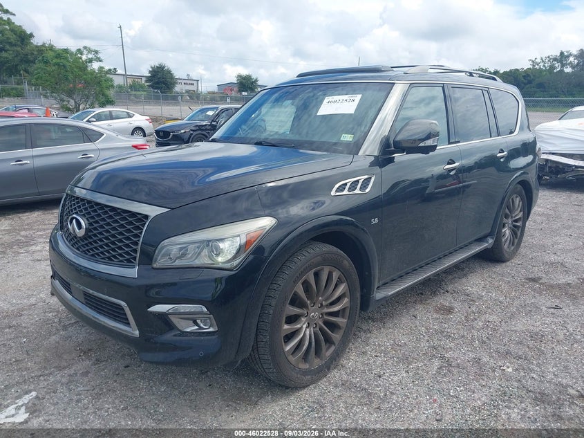 Vin: jn8az2ne3h9150383, lot: 46521919, infiniti qx80 limited 20172