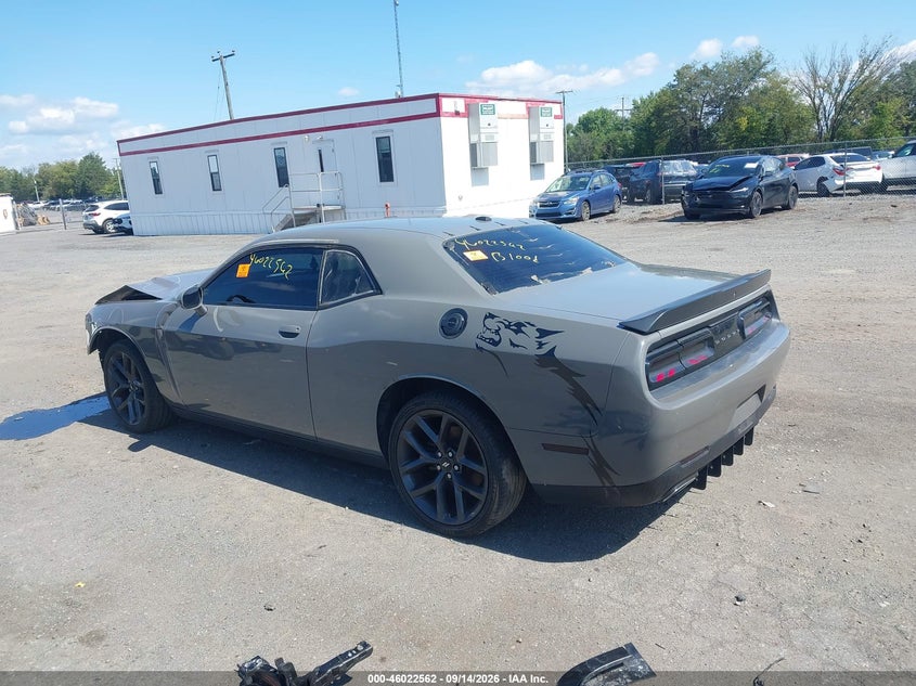 Vin: 2c3cdzag6kh652139, lot: 46521953, dodge challenger sxt 20193