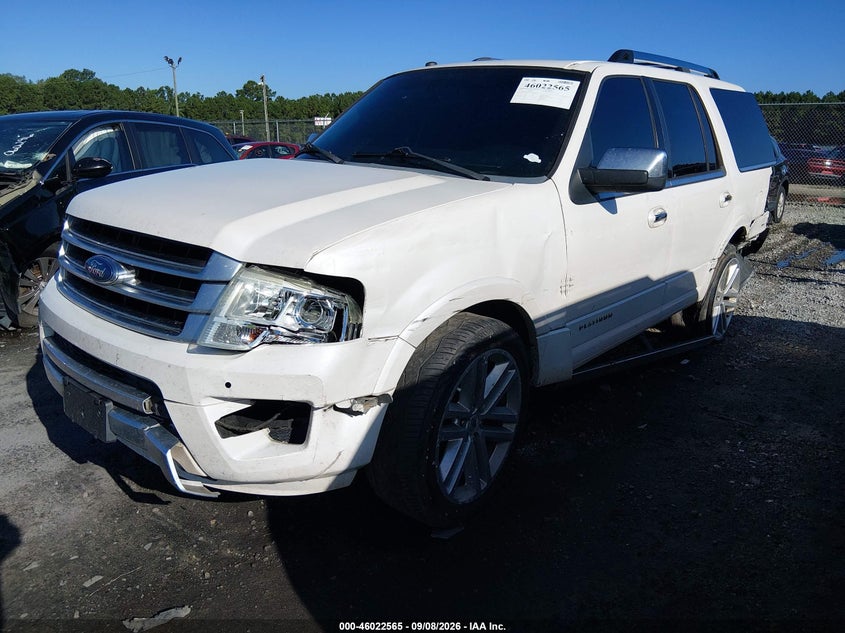 Vin: 1fmju1lt0gef33754, lot: 46521956, ford expedition platinum 20162