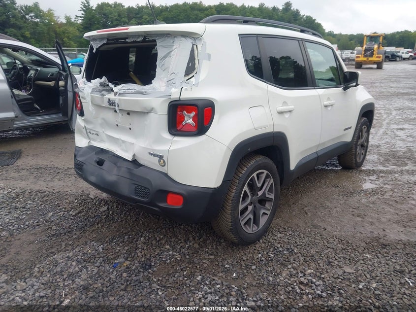 Vin: zaccjbbt0fpc06662, lot: 46521968, jeep renegade latitude 20154